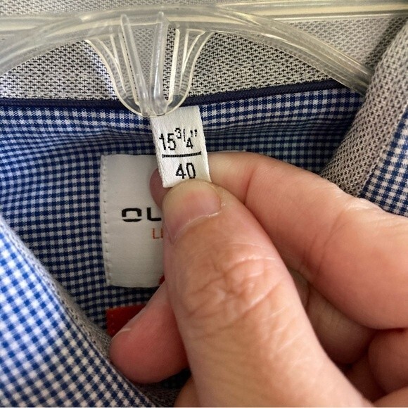 Olymp Luxor Men’s Short sleeve button down size 40. NWOT. - Picture 7 of 10